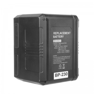 Pin V-mount 230Wh nicefoto ZF-BP230
